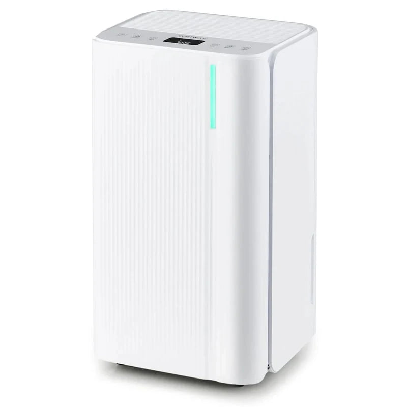 32 Pint Dehumidifier with 3.3FT Drain Hose, 24H Timer & 3 - Color Indicator, 2000 Sq.Ft Portable Dehumidifier for Basement, Bedroom, Bathroom